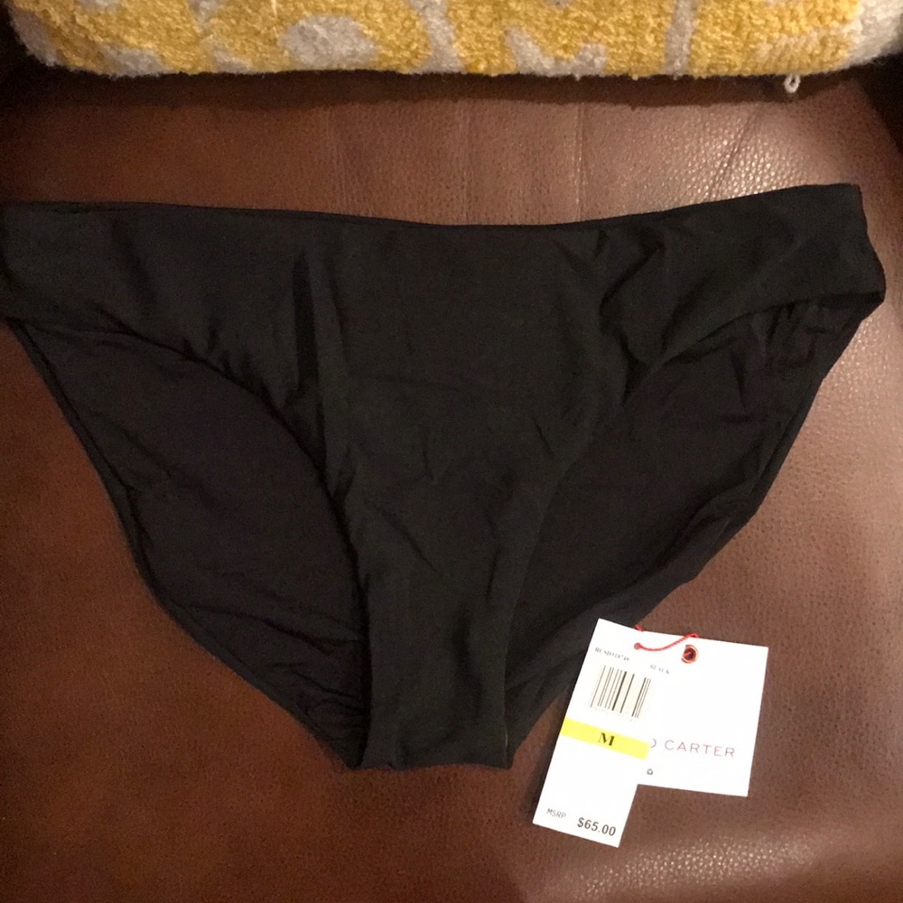NWT Red Carter Bikini Bottom- Black
